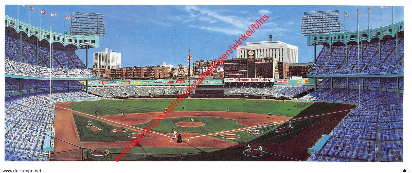 Yankee Stadium Panorama By Andy Jurinko - Baseball - 23x9,5cm - Honkbal