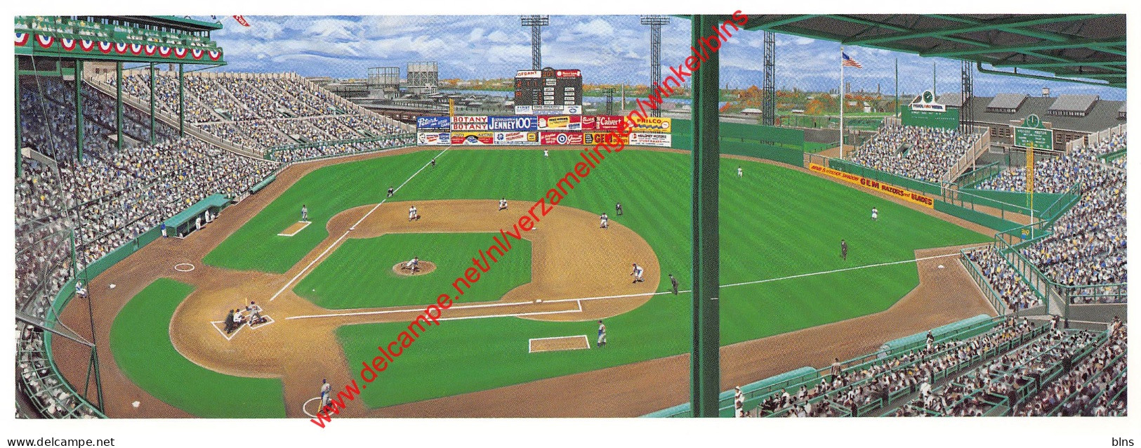 Braves Field Panorama By Andy Jurinko - Baseball - 23x9cm - Baseball