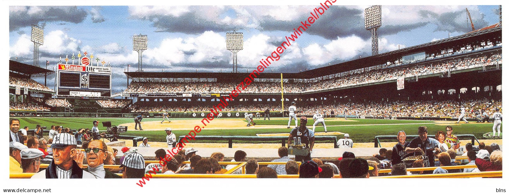Comiskey Park Cintinuum By Bill Purdom - Baseball - 22x8,5cm - Honkbal