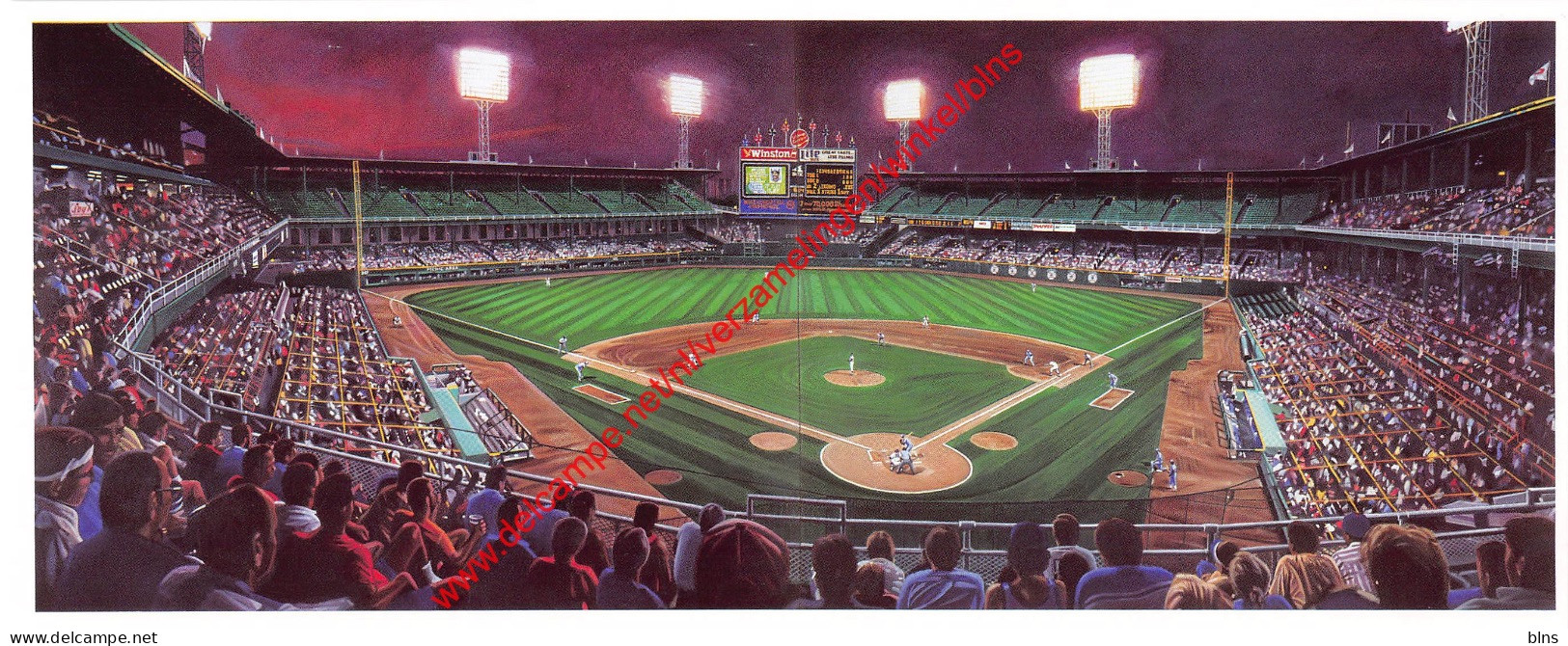 Comiskey Twilight Diptych By Andy Jurinko - Baseball - 23x9,5cm - Honkbal