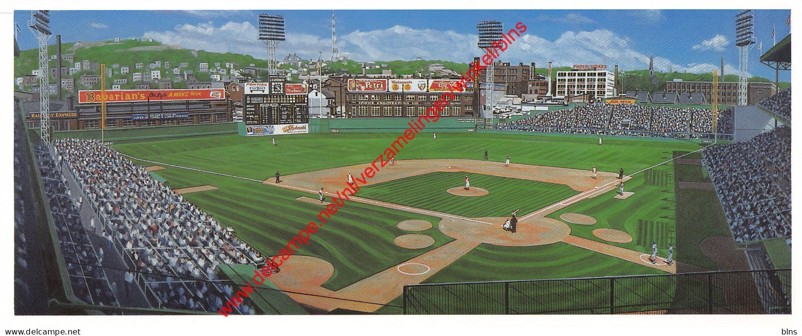 Crosley Field Matinee By Andy Jurinko - Baseball - 23x9cm - Honkbal