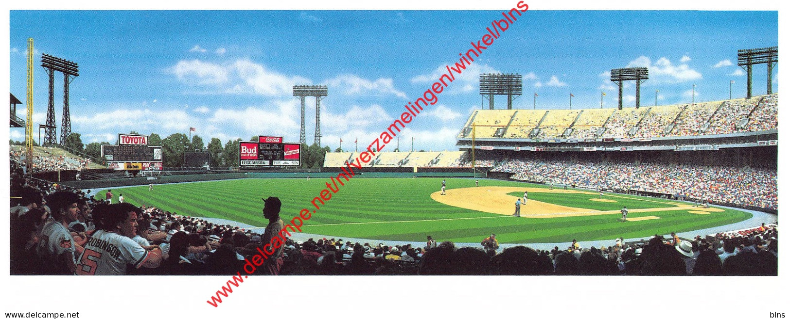 Baltimore Memorial Stadium By Bill Purdom - Baseball - 21,5x9cm - Honkbal