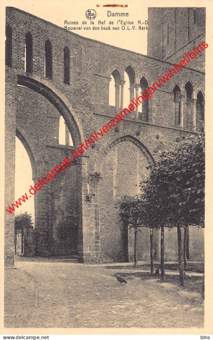 Bouwval Van Den Beuk Van O.L.V. Kerk - Damme - Damme