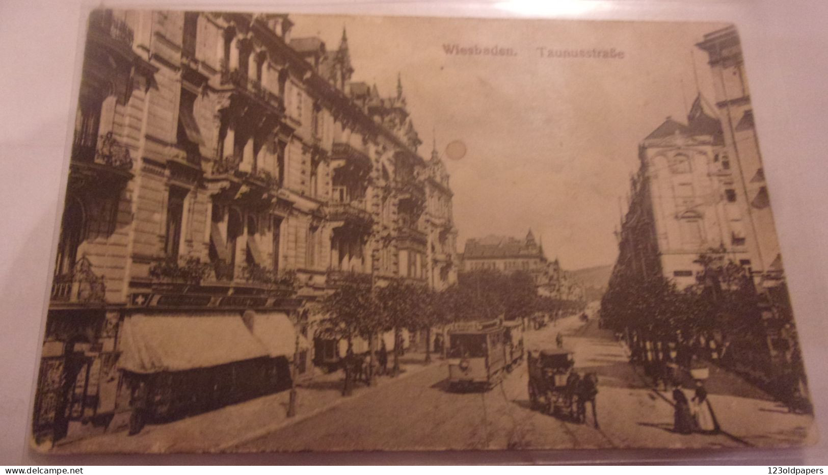 WIESBADEN, TRAMWAY 1919 - Wiesbaden