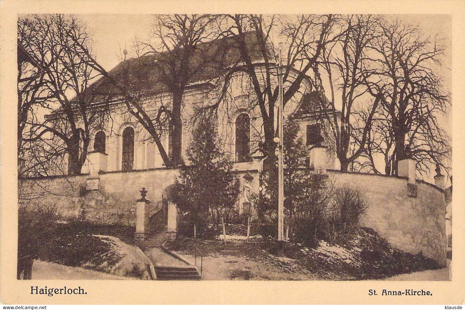 Haigerloch - St.Anna-Kirche Gel.1922 - Haigerloch