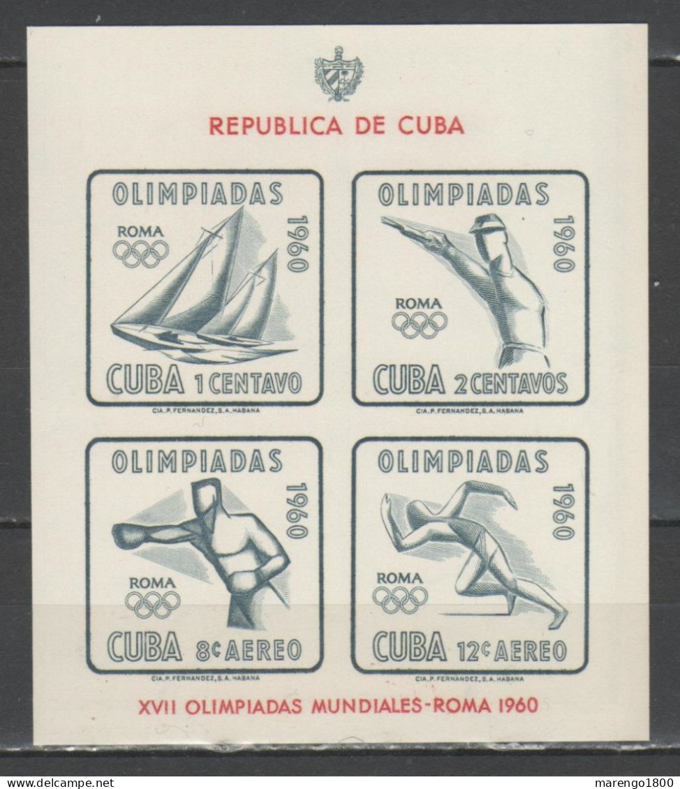 Cuba 1960 - Olimpiadi Roma Bf           (g9441) - Sommer 1960: Rom