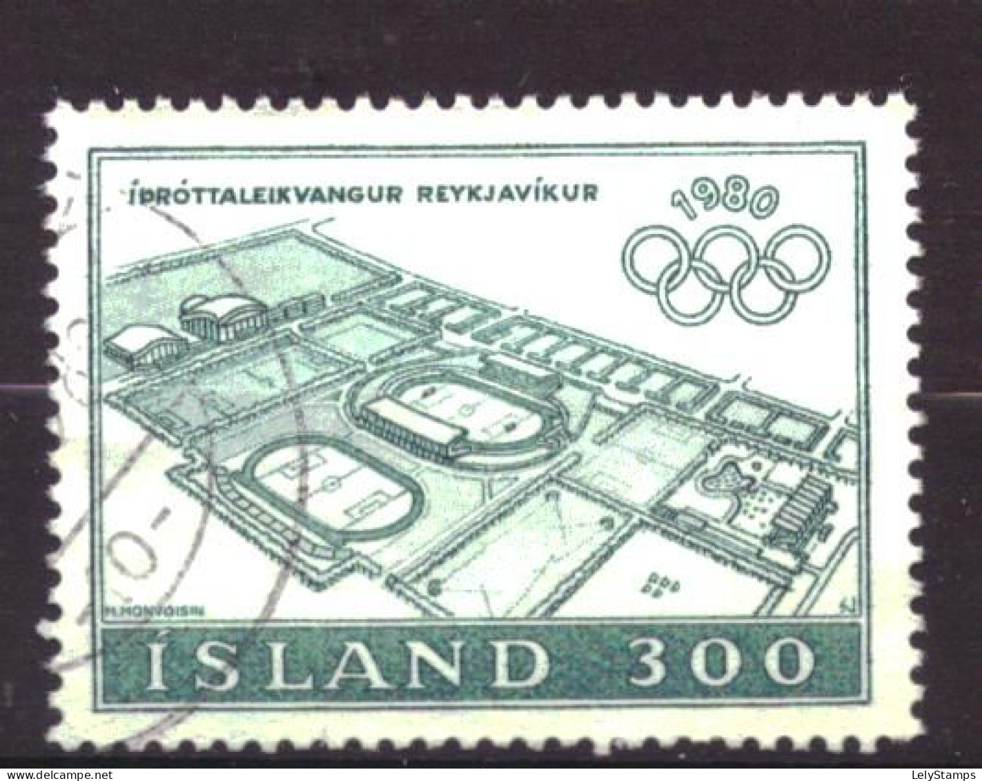 IJsland / Iceland / Island 555 Used Olympics Sports (1980) - Used Stamps