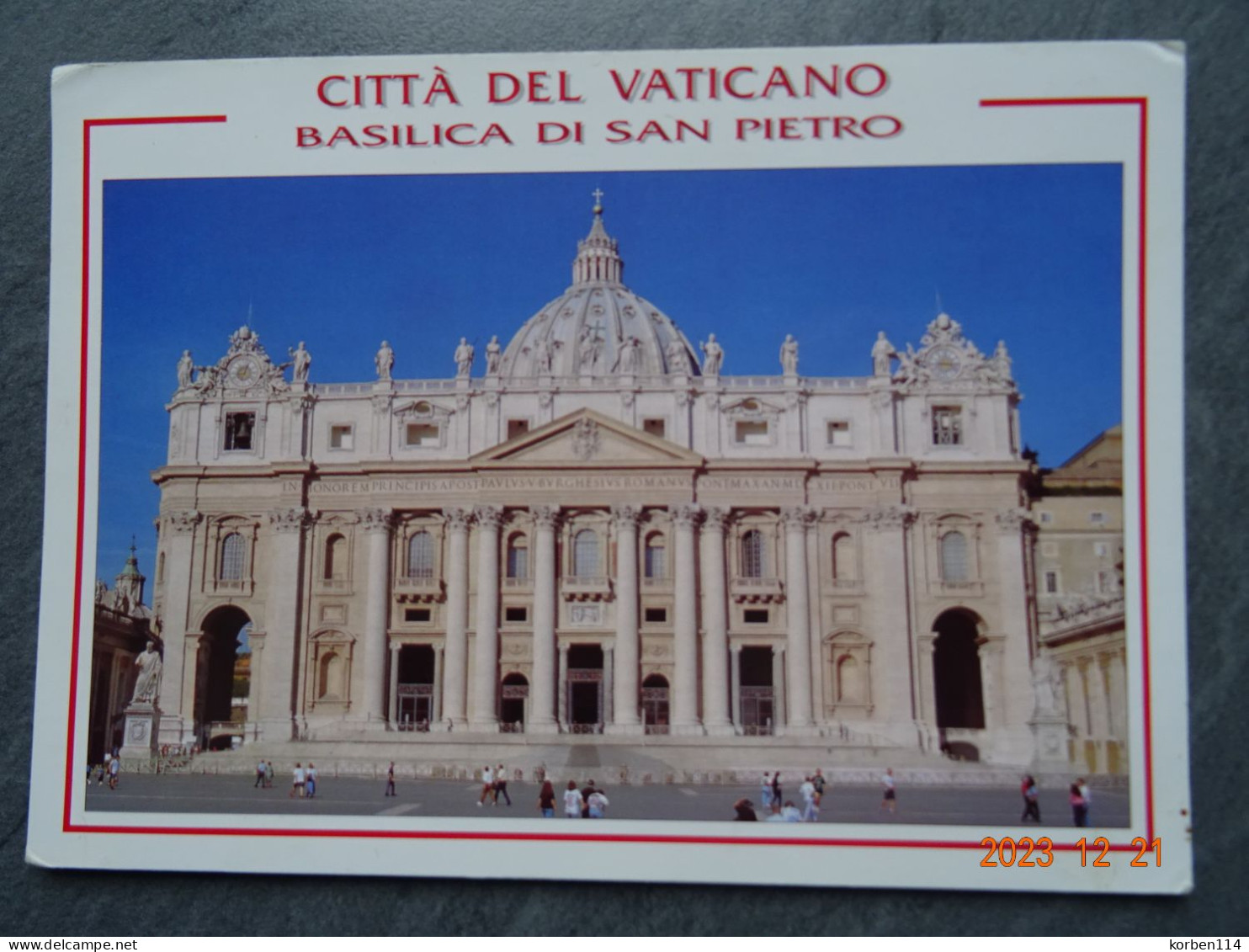 CITTA DEL VATICANO    GROTE KAART - San Pietro