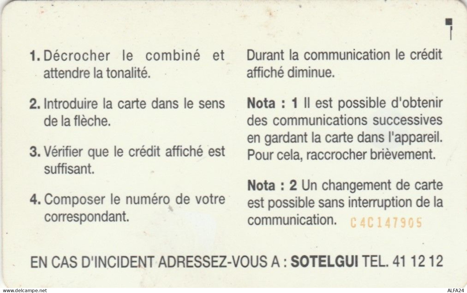 PHONE CARD GUINEA (E51.21.6 - Guinee