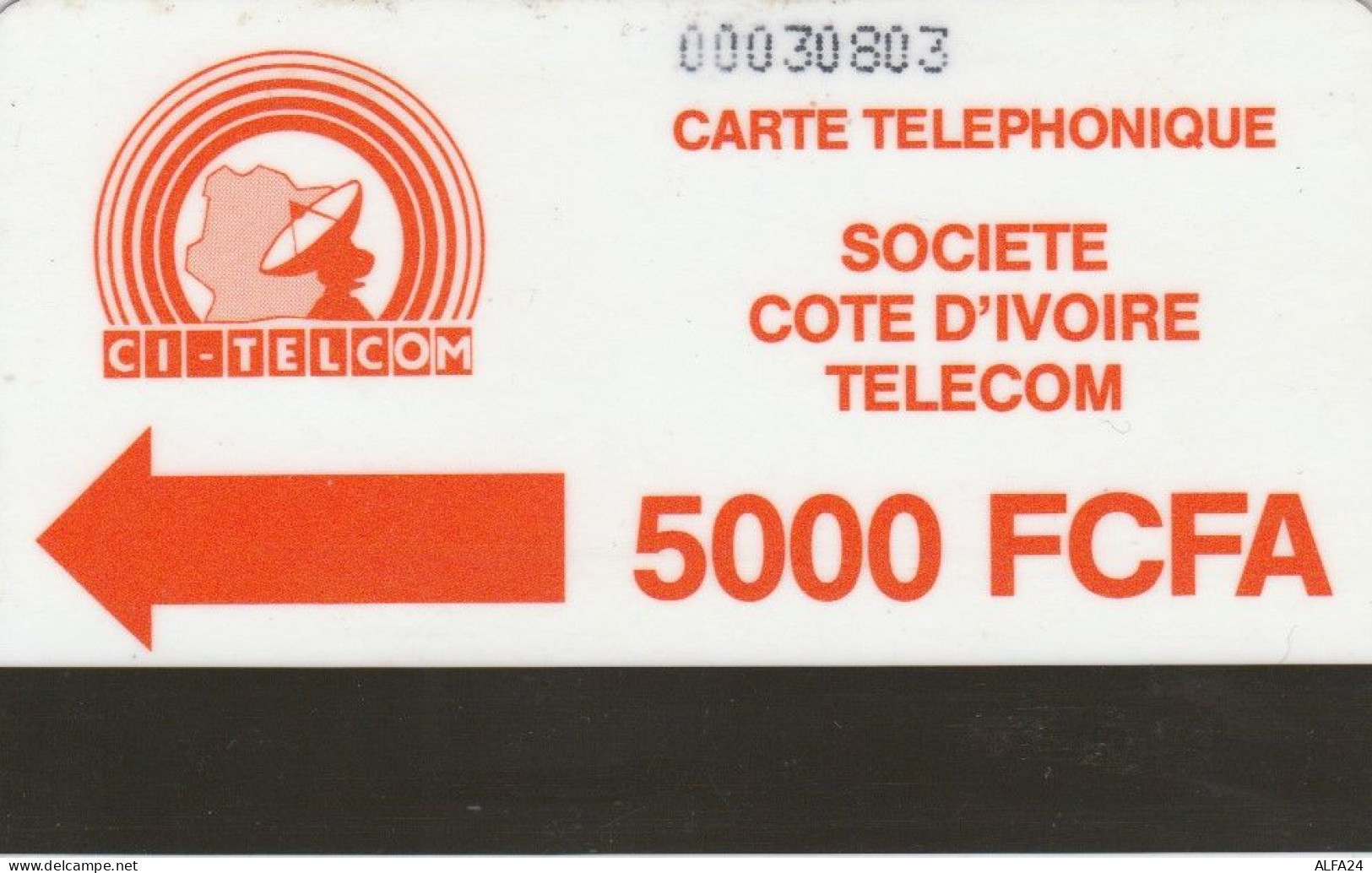 PHONE CARD COSTA D'AVORIO (E51.17.1 - Côte D'Ivoire