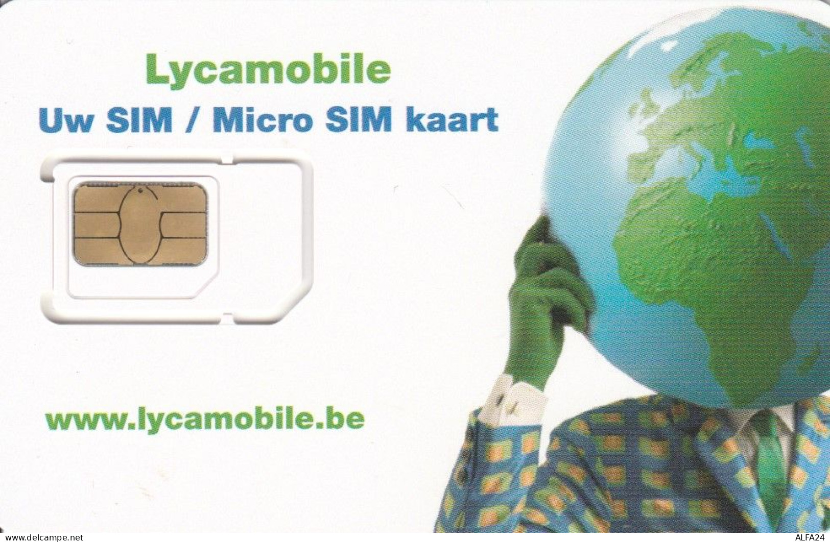 SIM WITH GSM BELGIO (E51.6.3 - [2] Prepaid & Refill Cards
