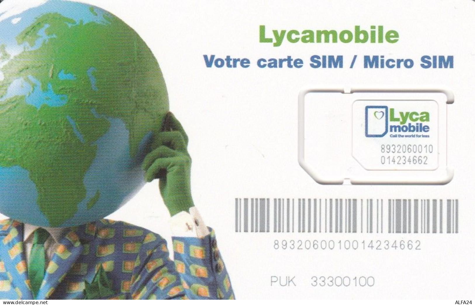 SIM WITH GSM BELGIO (E51.6.3 - GSM-Kaarten, Herlaadbaar & Voorafbetaald