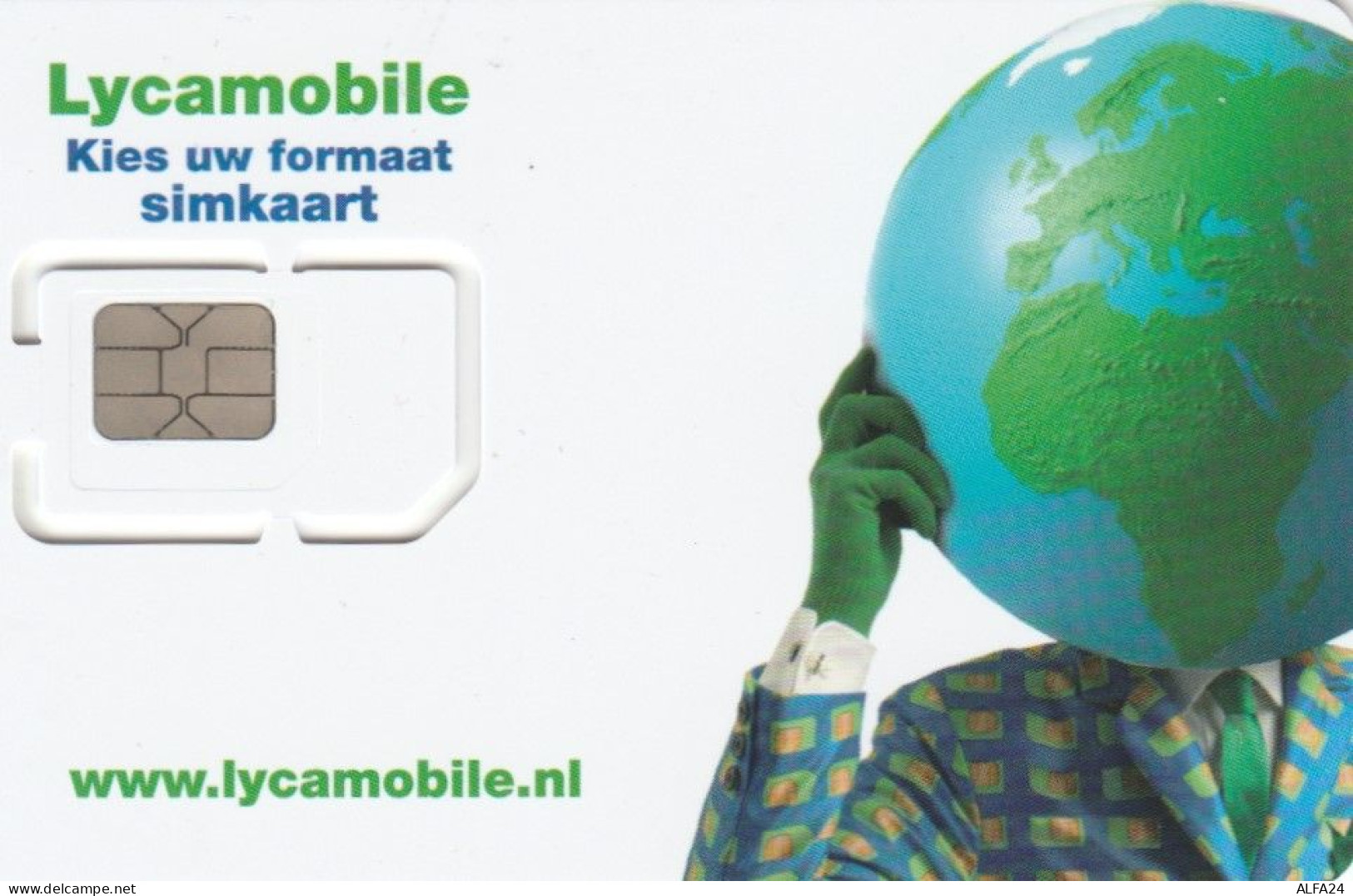 SIM WITH GSM PAESI BASSI (E51.3.7 - [3] Handy-, Prepaid- U. Aufladkarten