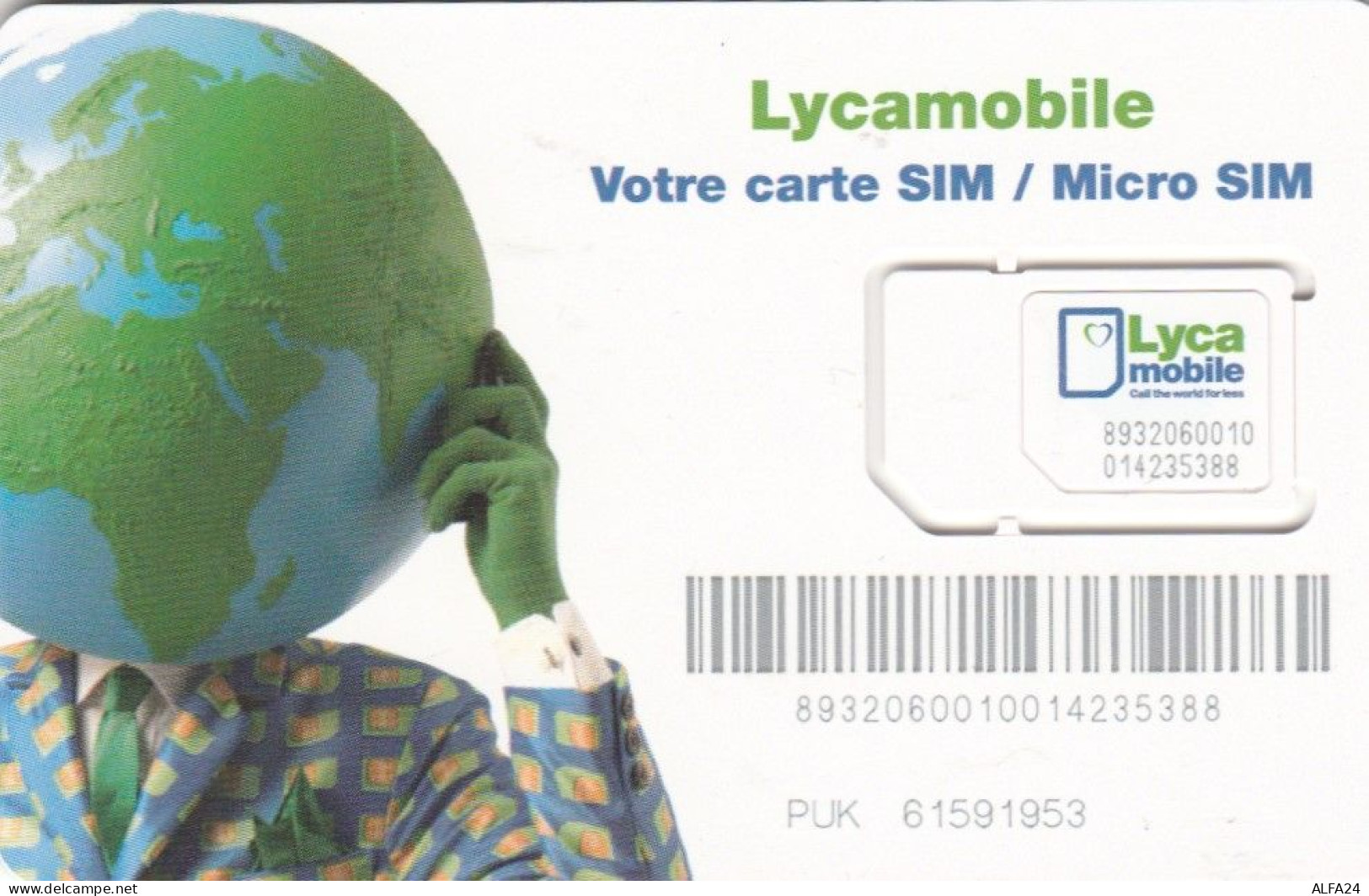 SIM WITH GSM BELGIO (E51.9.2 - GSM-Kaarten, Herlaadbaar & Voorafbetaald