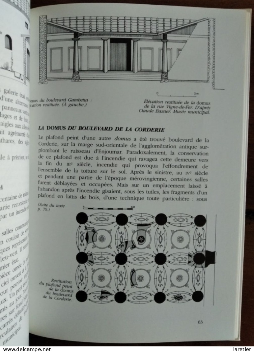 LIMOGES ANTIQUE - Guides archéologiques de la France - J.M. Desbordes et J.P. Loustaud - Haute-Vienne (87)