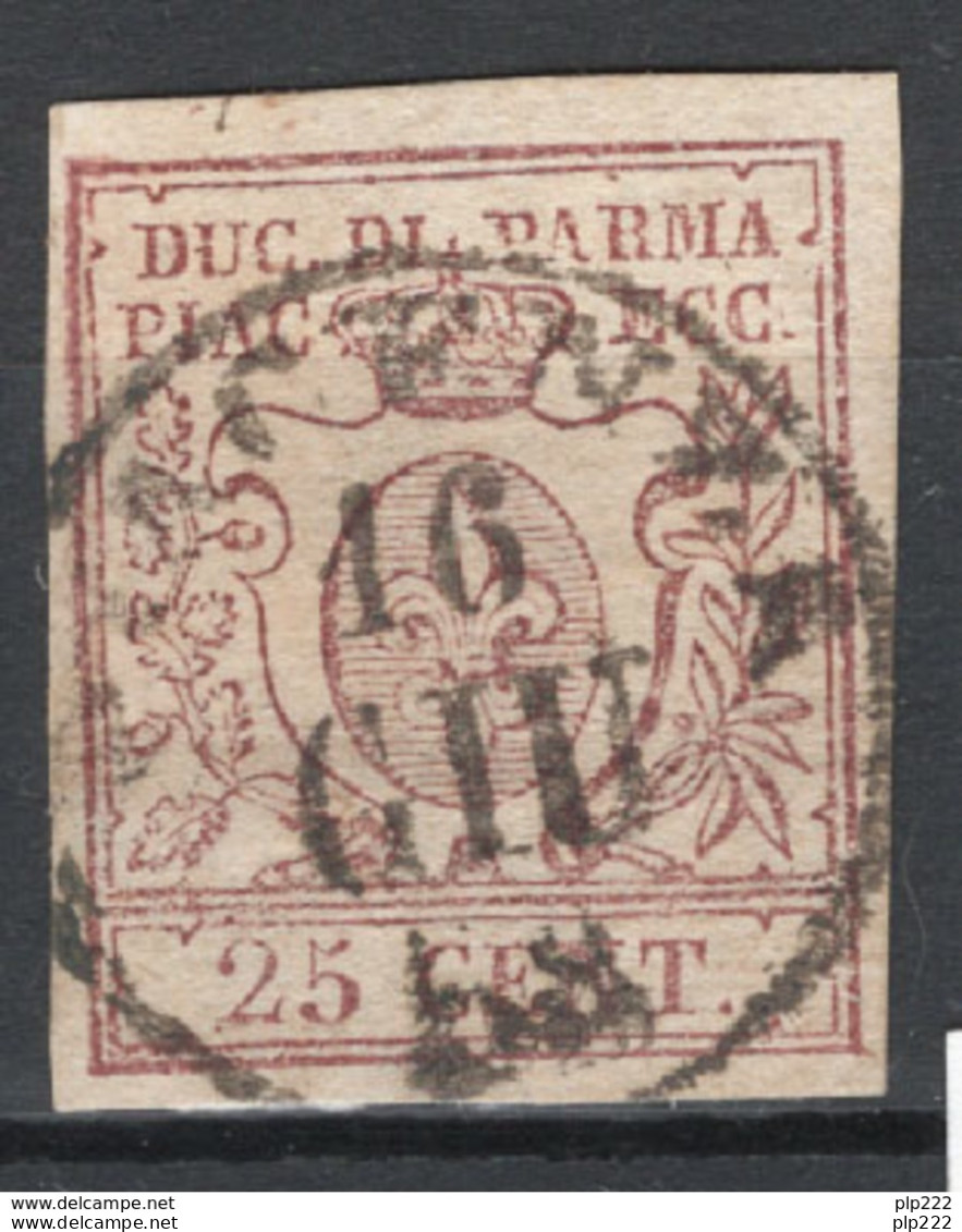 Parma 1857 Sass.10 O/Used VF/F - Parme