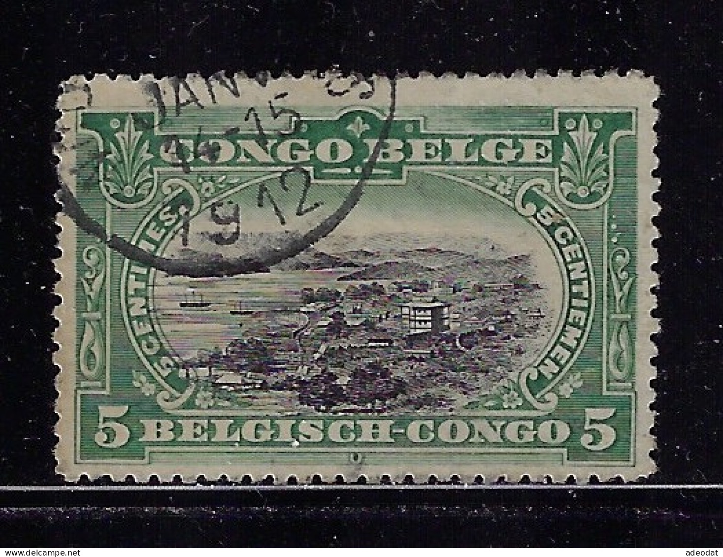 BELGIAN CONGO 1910 SCOTT #45 USED - Used Stamps