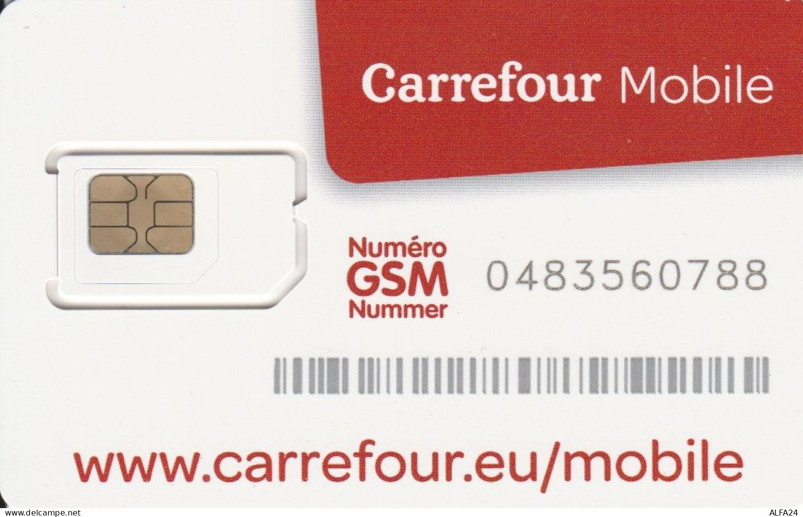 GSM WITH SIM BELGIO (E52.13.7 - [2] Prepaid & Refill Cards