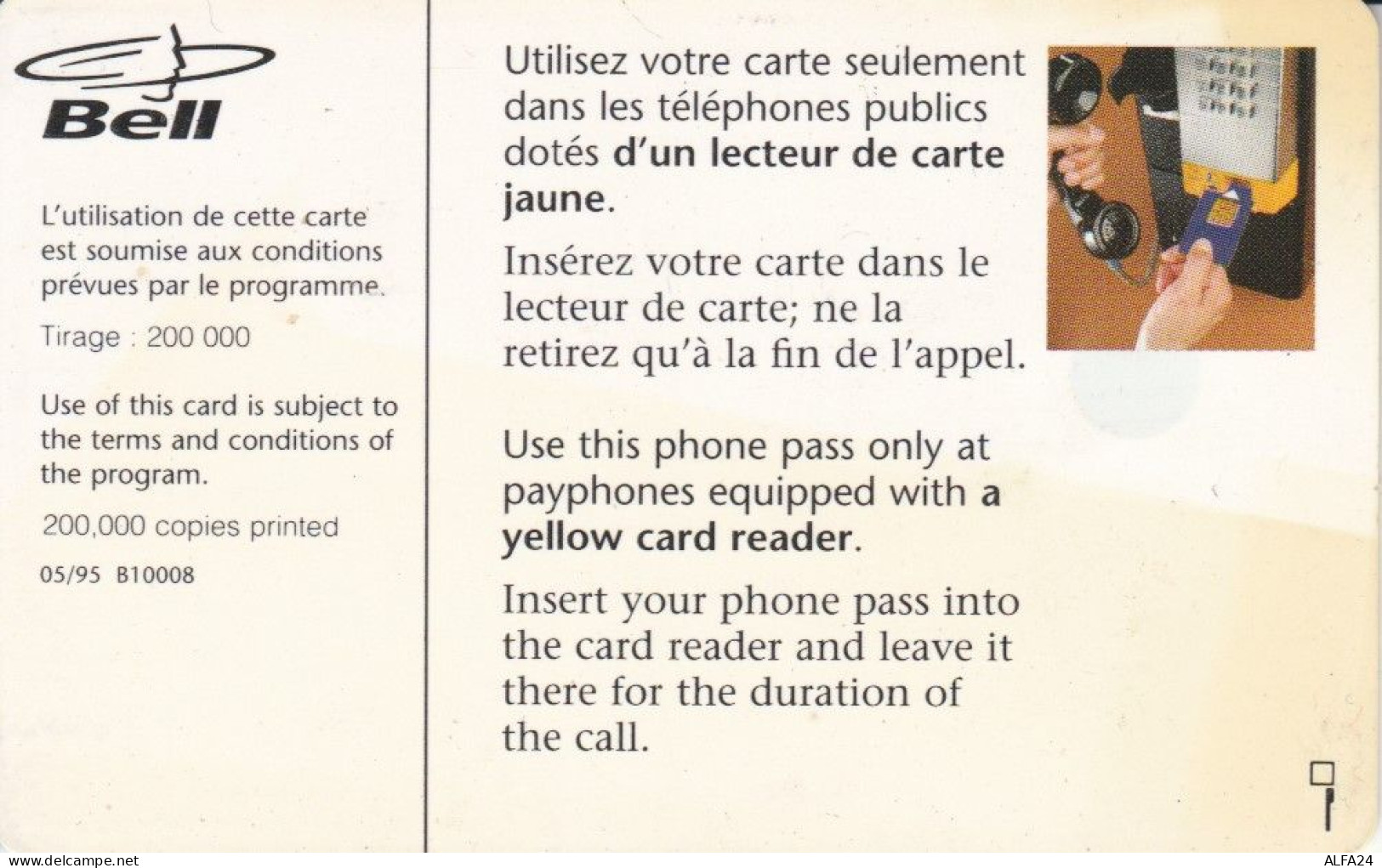 PHONE CARD CANADA (E52.3.1 - Canada