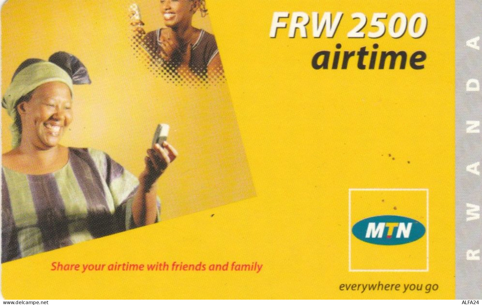 PREPAID PHONE CARD RWANDA (E52.1.6 - Ruanda