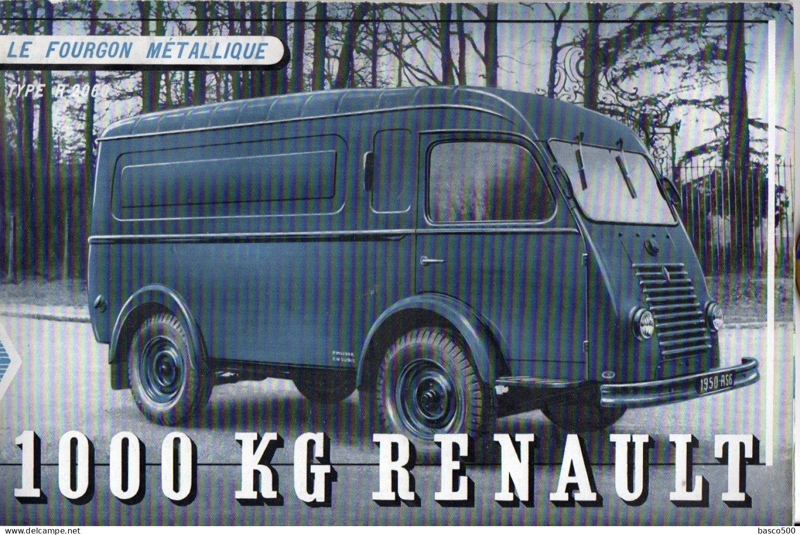 RENAULT - Grand Prospectus FOURGON 1.000 KG - Camions