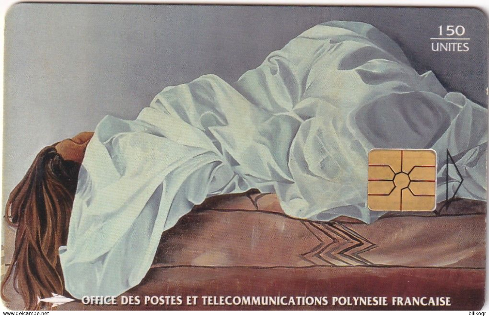 FRENCH POLYNESIA - La Femme Ensevelie/Vaea, Tirage 20000, 12/94, Used - Französisch-Polynesien