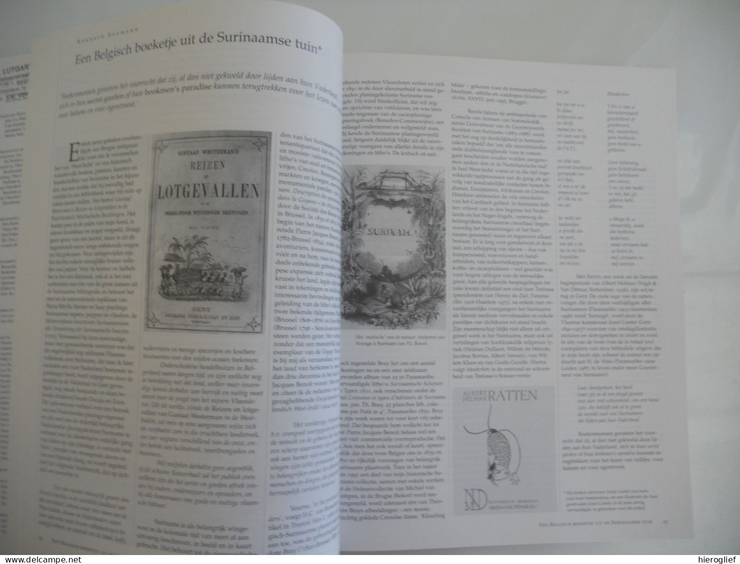 SURINAME Themanummer 264 Tijdschrift Vlaanderen 1997 Historiek / Nederlands / Architectuur Paramaribo / Dans / Kleuren - Geschiedenis