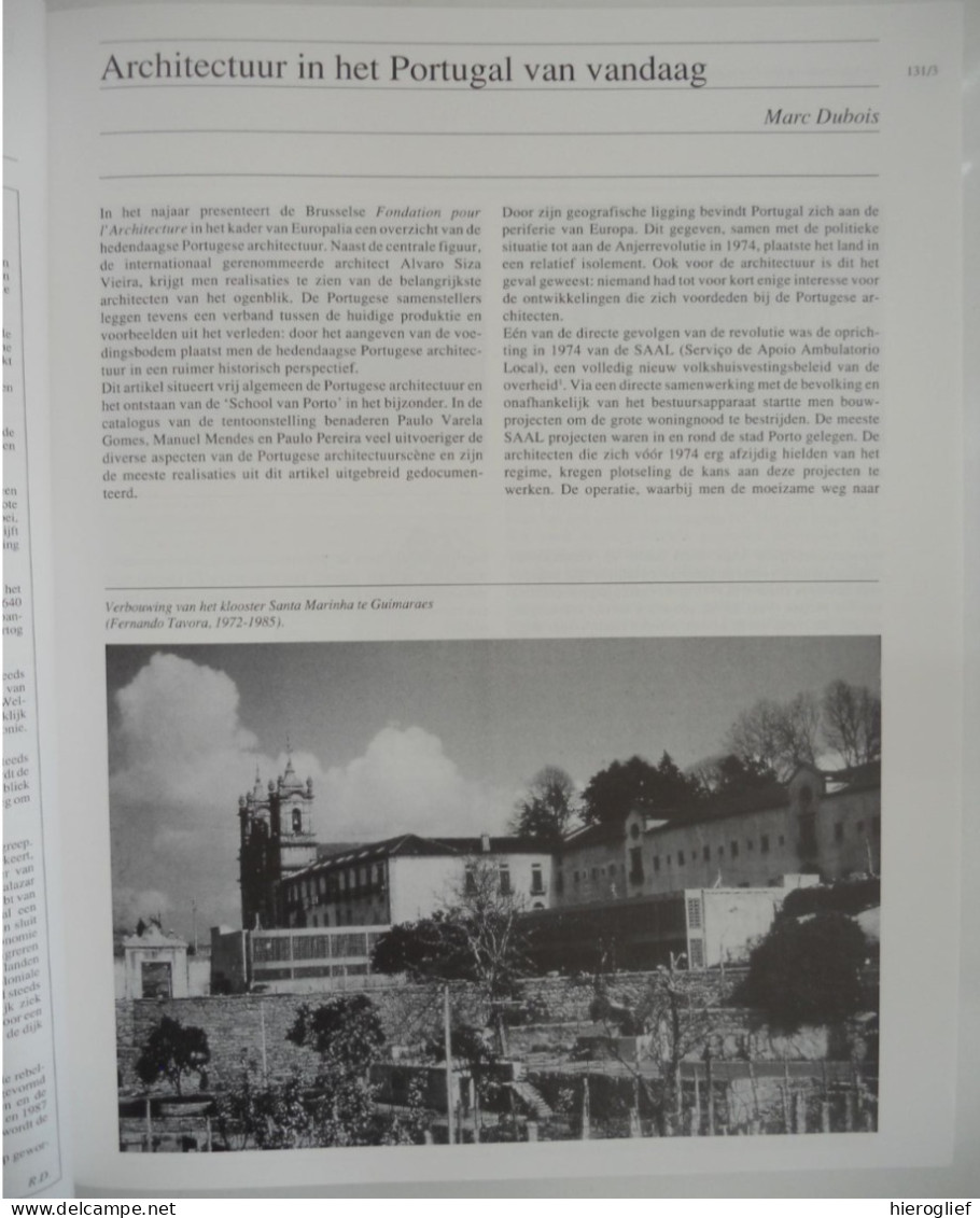 PORTUGAL  - Themanummer Tijdschrift VLAANDEREN 1991 Nr 236 Europalia Architectuur Dance Auteurs Efemere Kunst - Autres & Non Classés