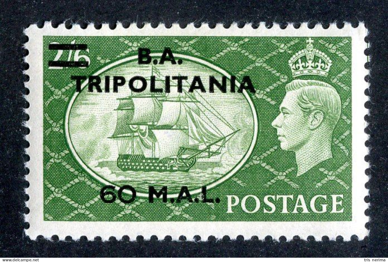 728 BCXX 1951 Scott #32 Mnh** (offers Welcome) - Tripolitania