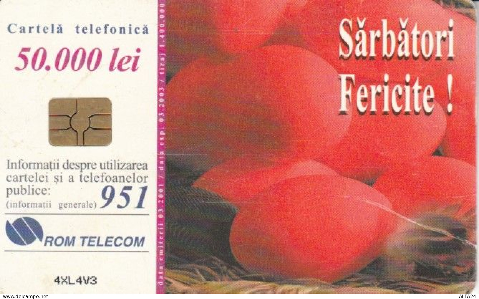 PHONE CARD ROMANIA (E55.12.1 - Rumänien