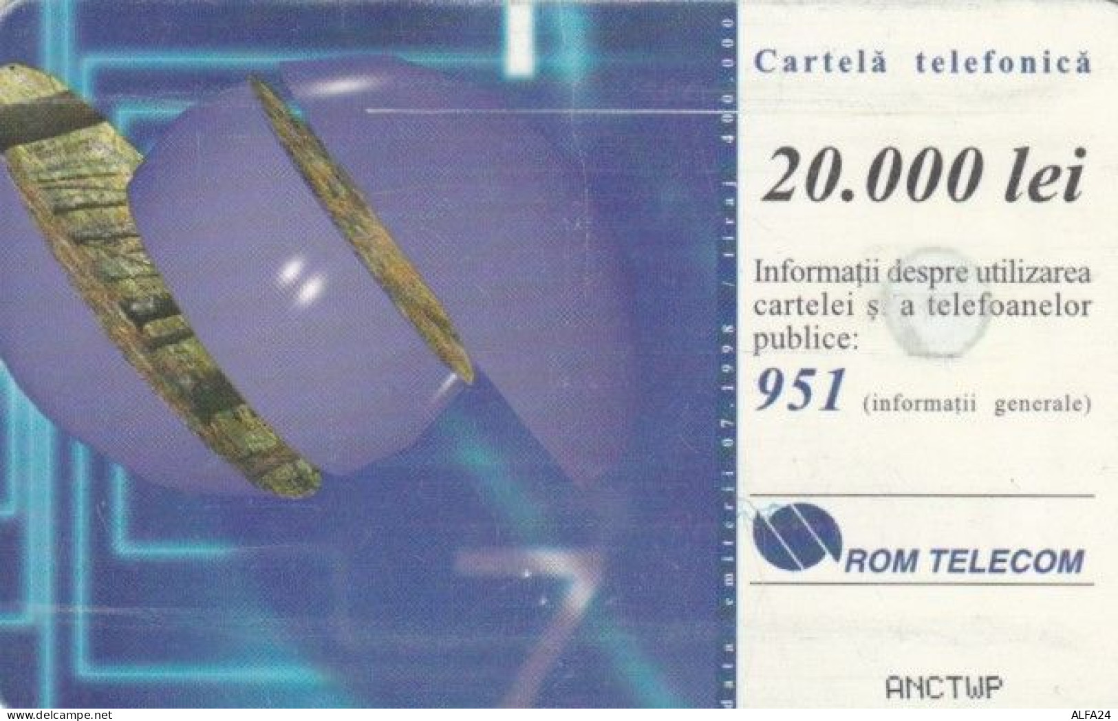 PHONE CARD ROMANIA (E55.5.8 - Rumänien