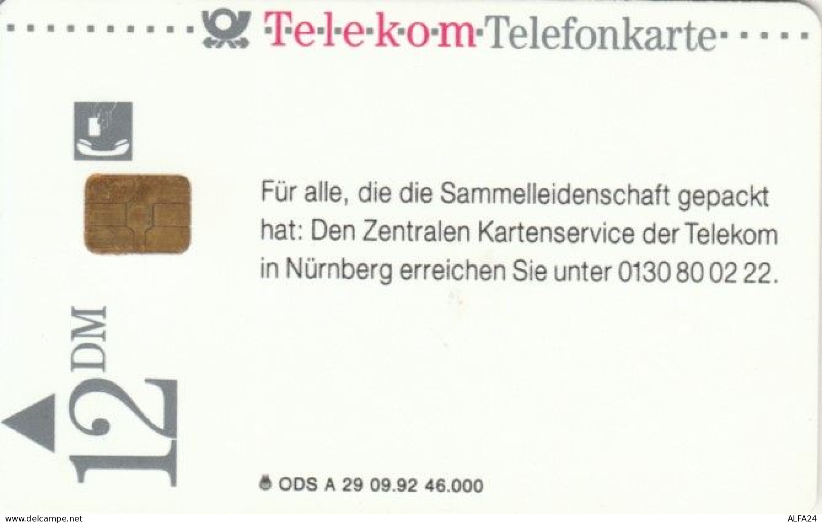 PHONE CARD GERMANIA-SERIE A (E55.3.3 - A + AD-Series : Werbekarten Der Dt. Telekom AG