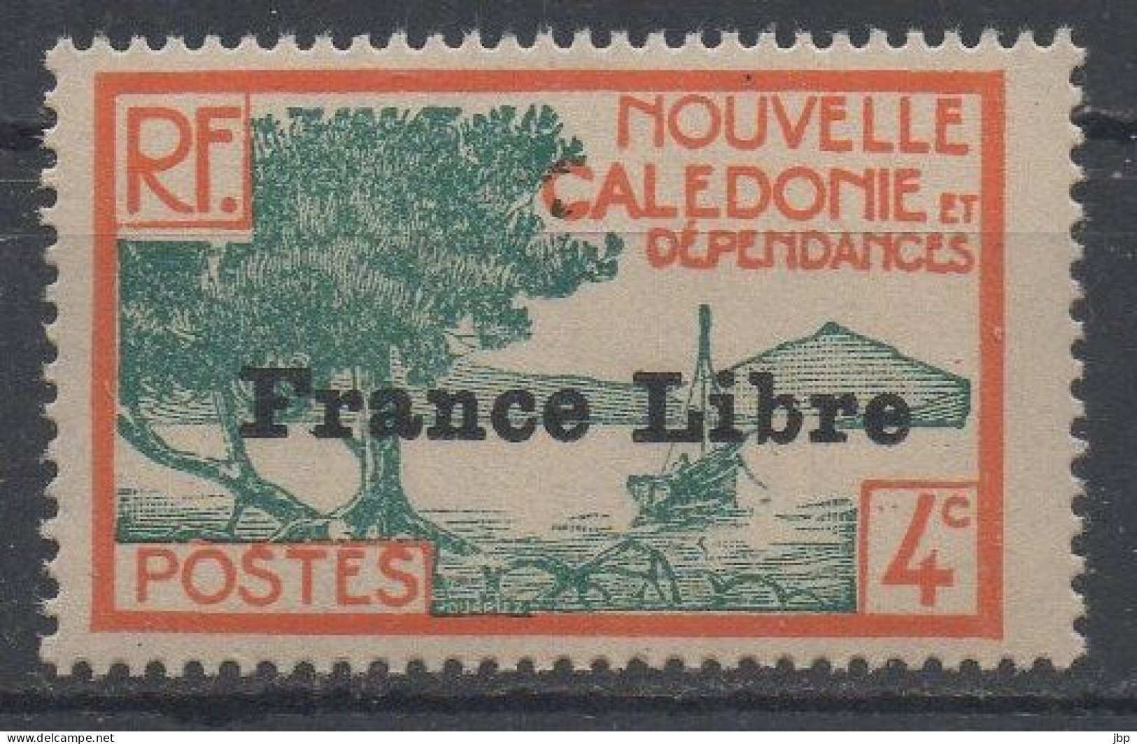 Nouvelle-Caledonie N°YT 198 Neuf ** Luxe France Libre - Ongebruikt