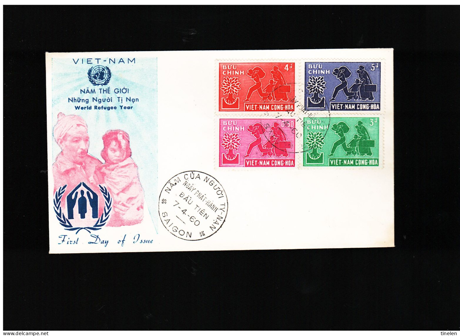 Vietnam - 1960 Fdc Rifugiati - Refugiados