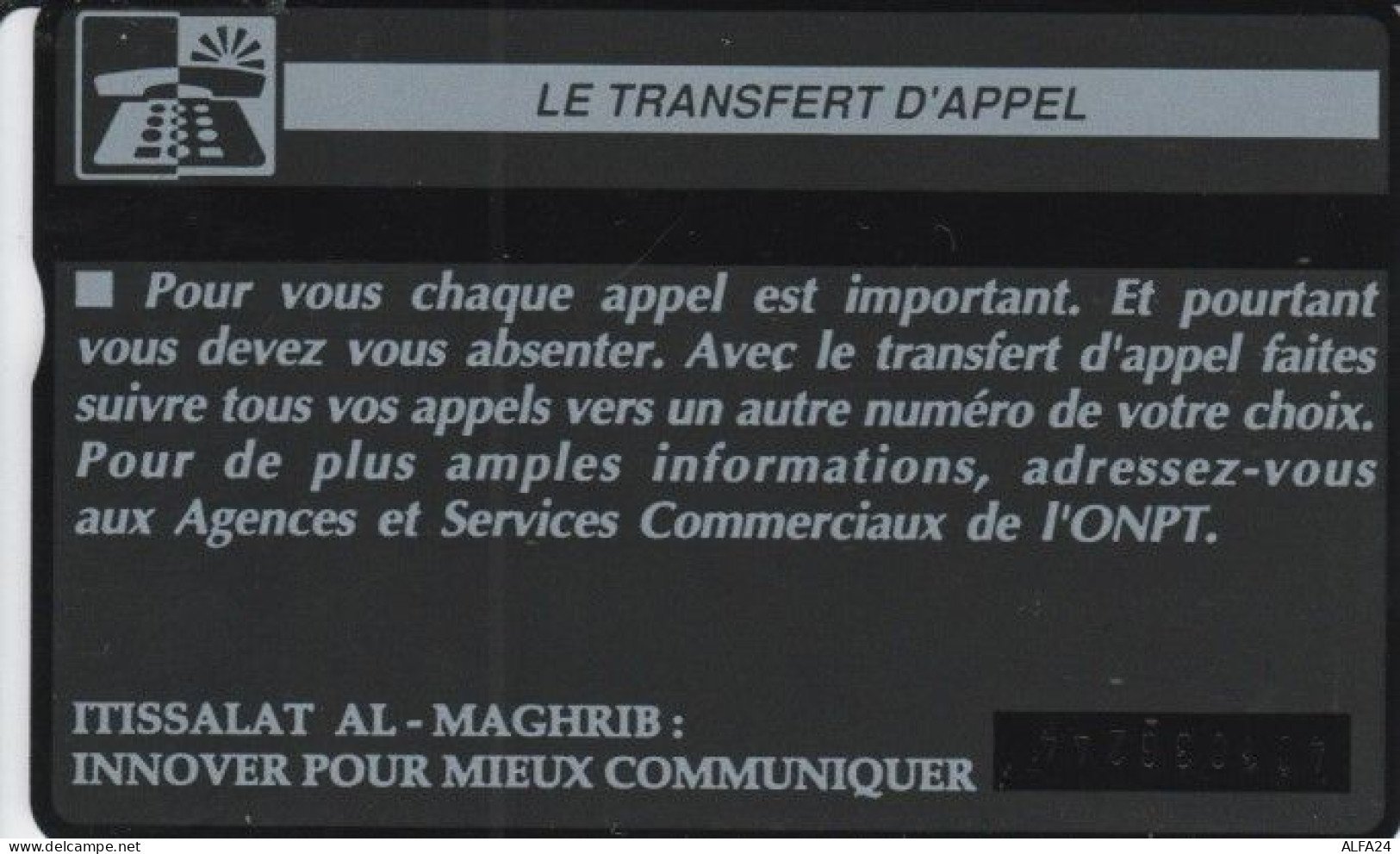 PHONE CARD- MAROCCO (E56.38.1 - Maroc