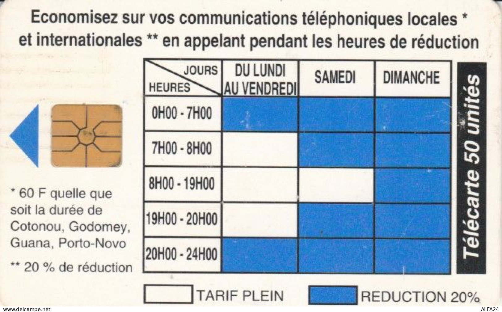 PHONE CARD- BENIN (E56.5.2 - Benin