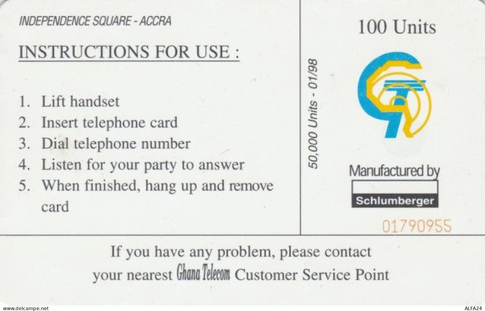 PHONE CARD- GHANA (E56.6.6 - Ghana