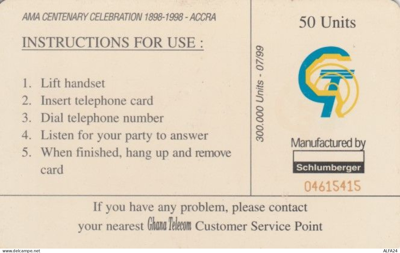 PHONE CARD- GHANA (E56.6.5 - Ghana