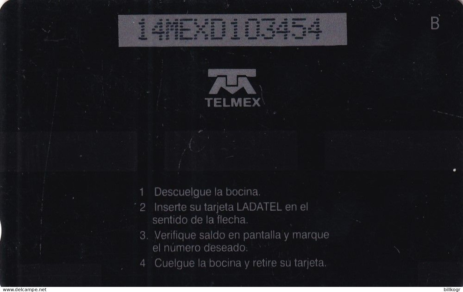 MEXICO(GPT) - Seccion Amarilla, CN : 14MEXD/B, Used - Mexique