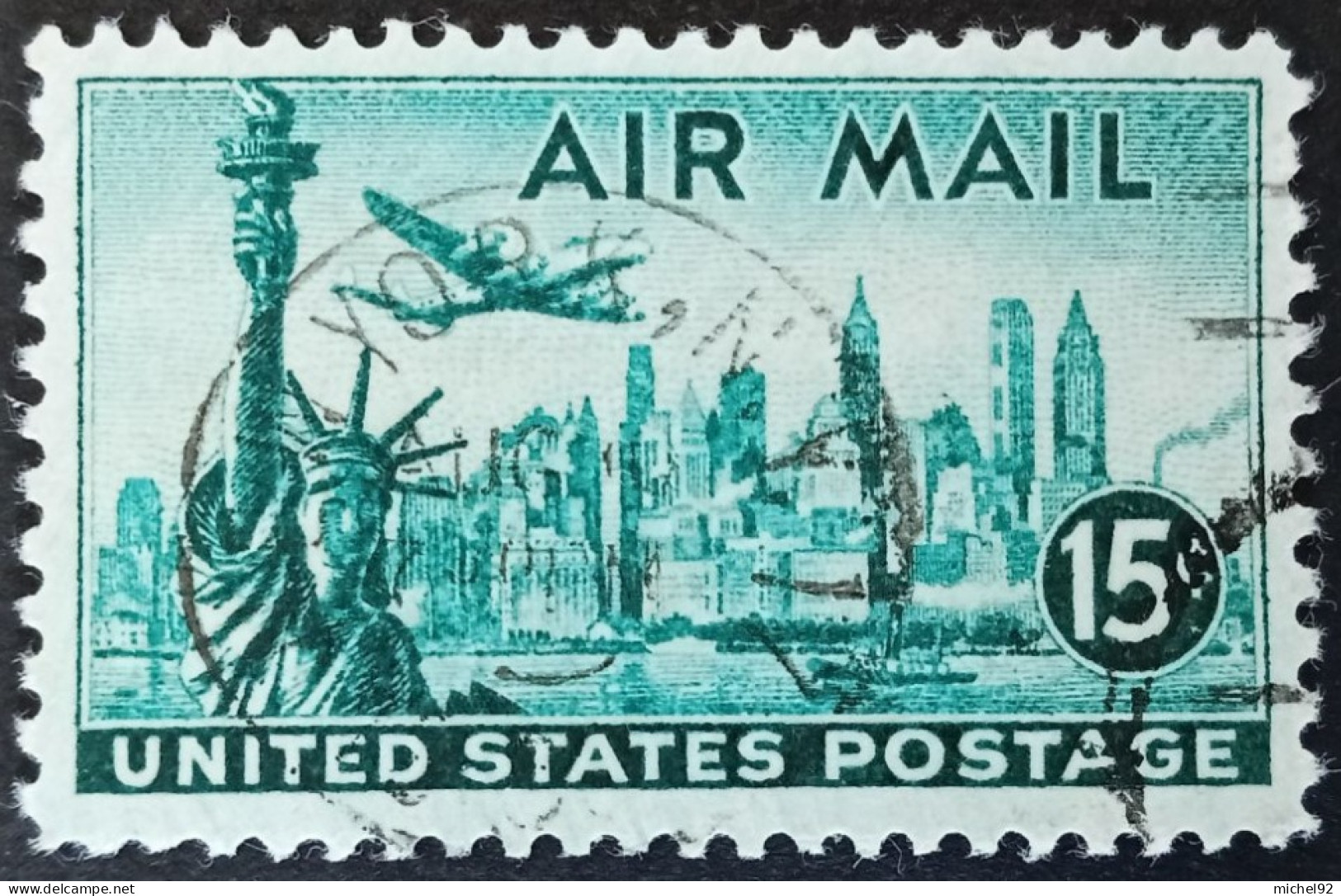 Etats-Unis - Poste Aérienne 1947 - YT N°PA37 - Oblitéré - 2a. 1941-1960 Gebraucht