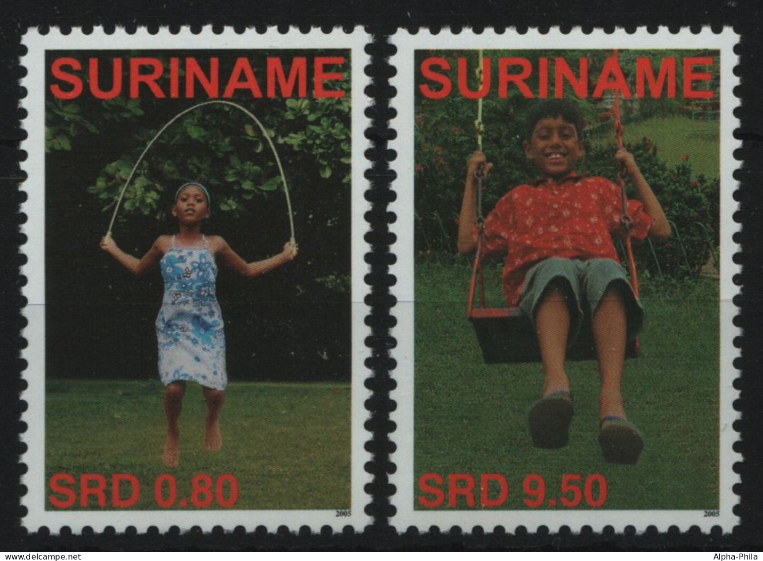 Surinam 2005 - Mi-Nr. 2022-2023 ** - MNH - Tag Des Kindes - Suriname