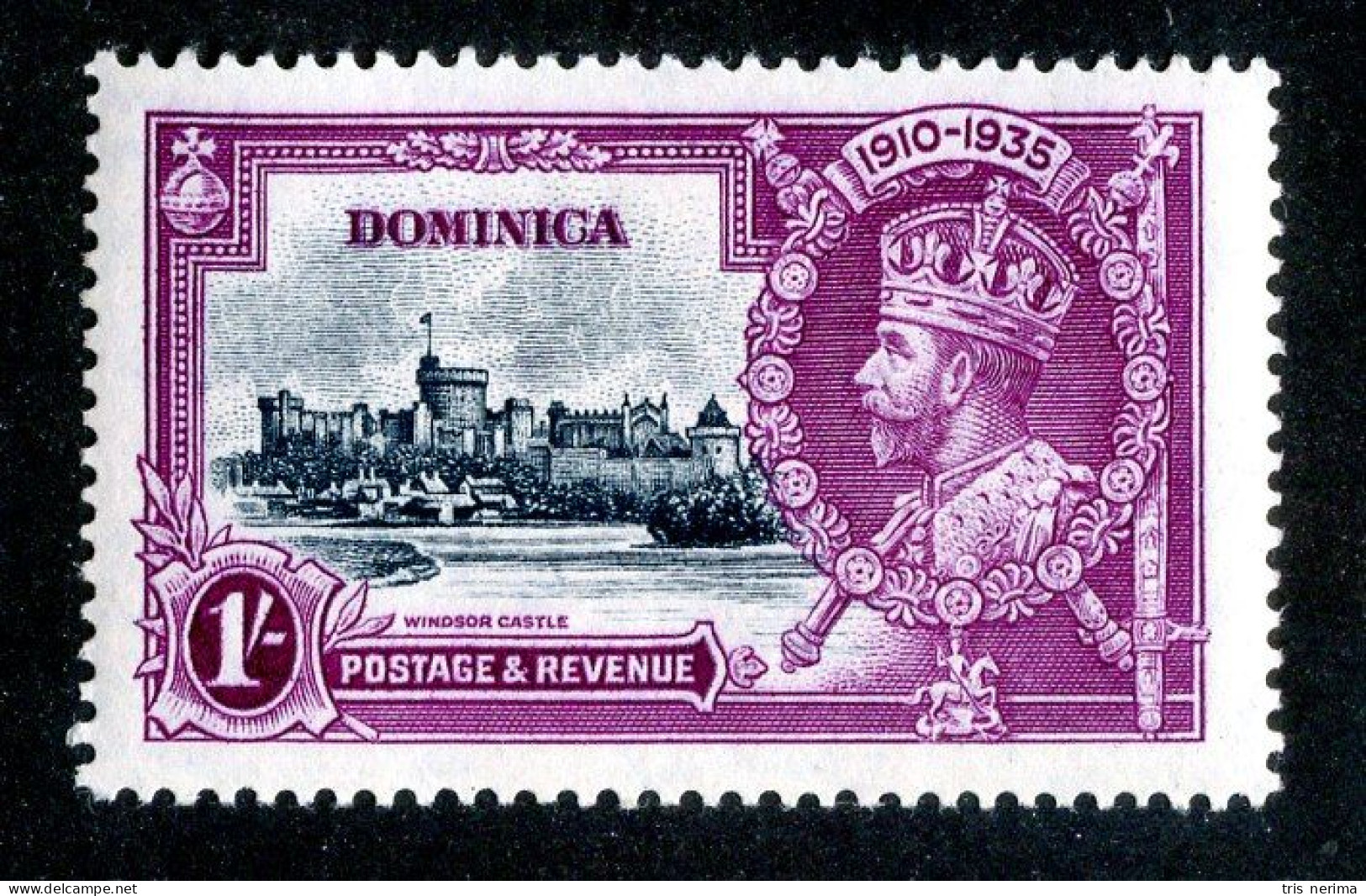 737 BCXX 1935 Scott #93 Mlh* (offers Welcome) - Dominica (...-1978)