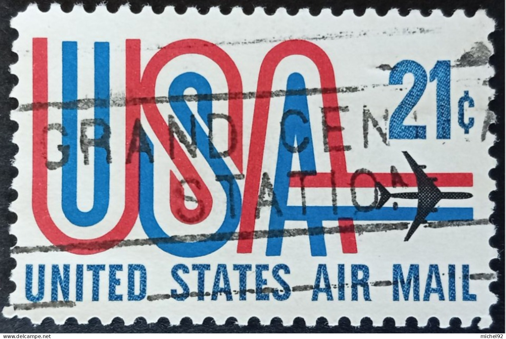 Etats-Unis - Poste Aérienne 1968-71 - YT N°PA72 - Oblitéré - 3a. 1961-… Oblitérés