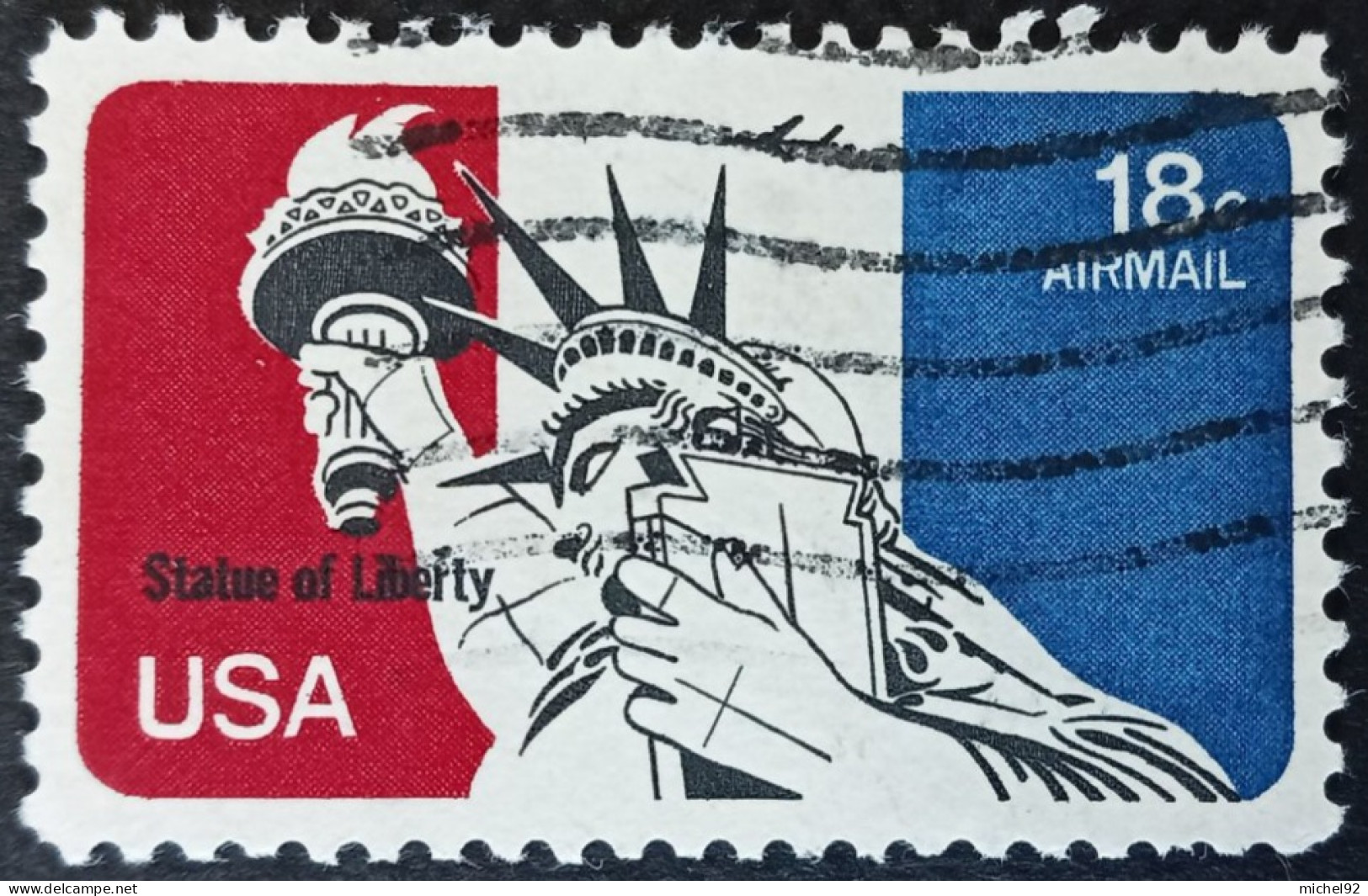 Etats-Unis - Poste Aérienne 1974 - YT N°PA82 - Oblitéré - 3a. 1961-… Gebraucht