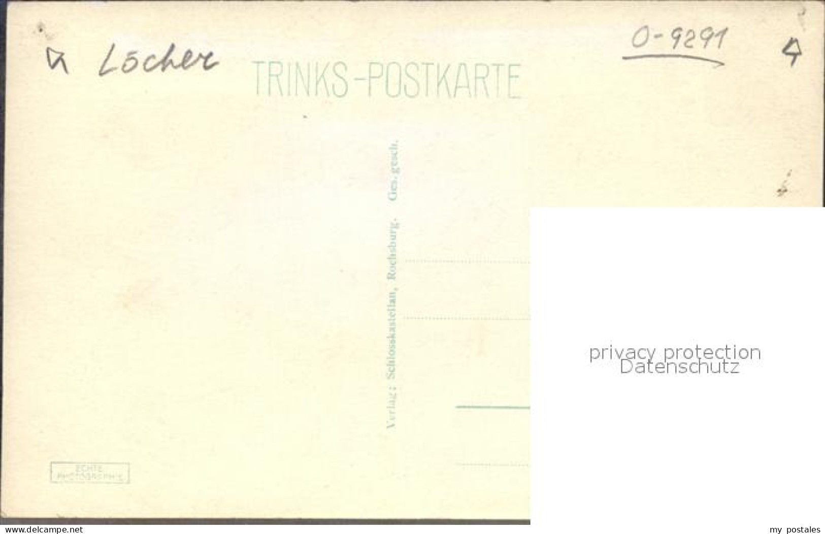 42273761 Rochsburg Schloss Wehrgang Mit Waechterturm Trinks Postkarte Rochsburg - Lunzenau