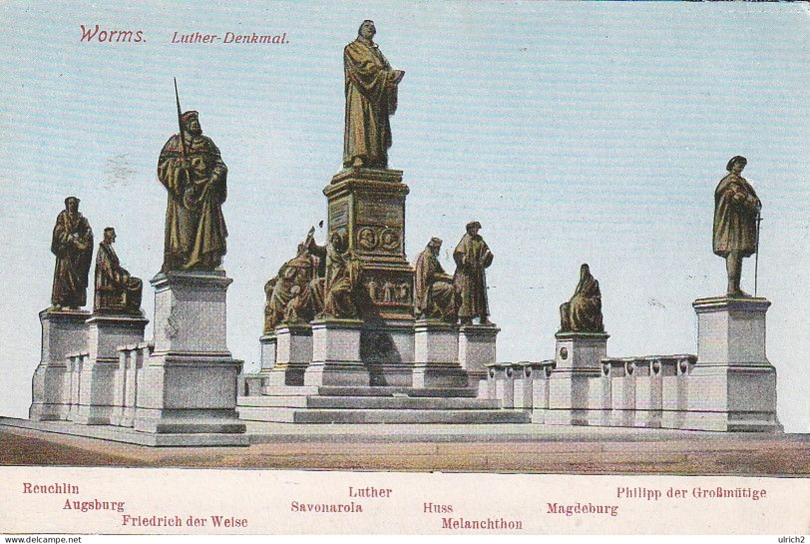 AK Worms - Luther-Denkmal - Ca. 1910 (66657) - Worms