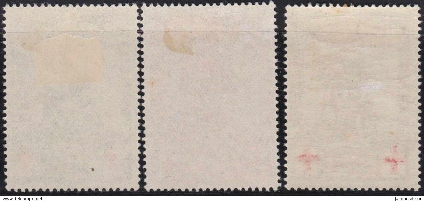 Belgie  .   OBP    .    126/128  (2 Scans)    .    *    .   Ongebruikt Met Gom    .   /   .    Neuf Avec Gomme - 1914-1915 Rotes Kreuz