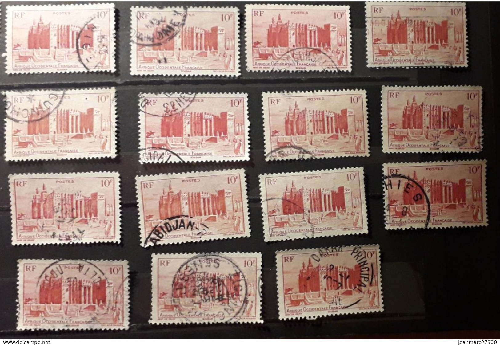 FRANCE COLONIES - AOF04 YT N° 39 Oblitérés Recherche D'oblitération - Used Stamps