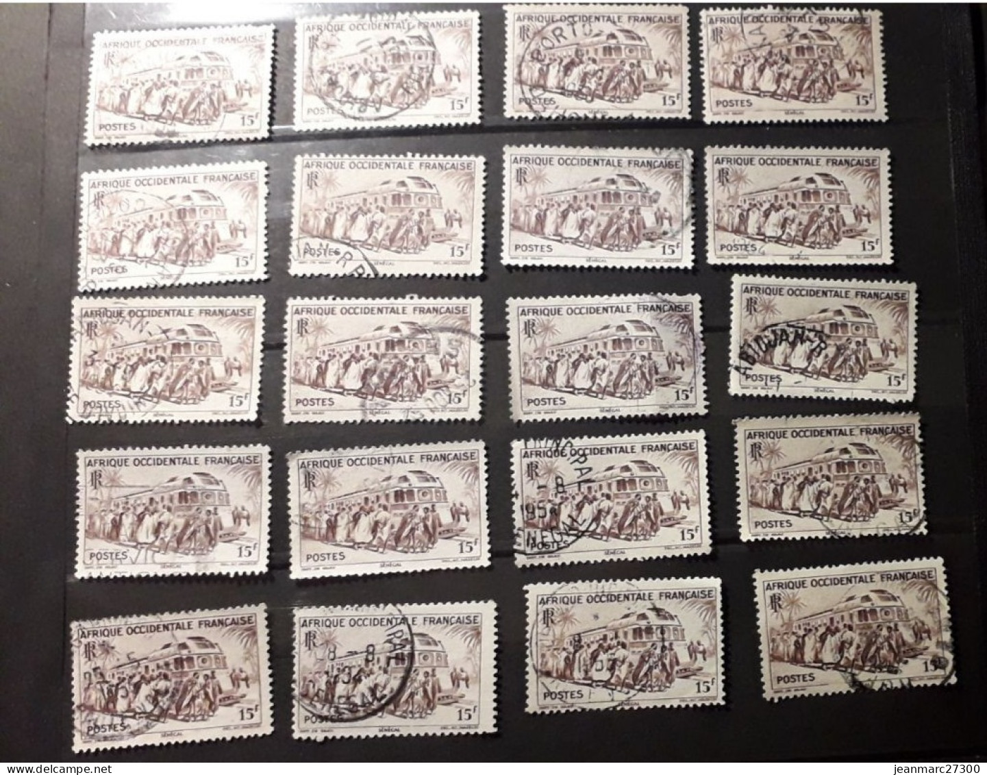 FRANCE COLONIES - AOF04 YT N° 40 Oblitérés Recherche D'oblitération - Used Stamps