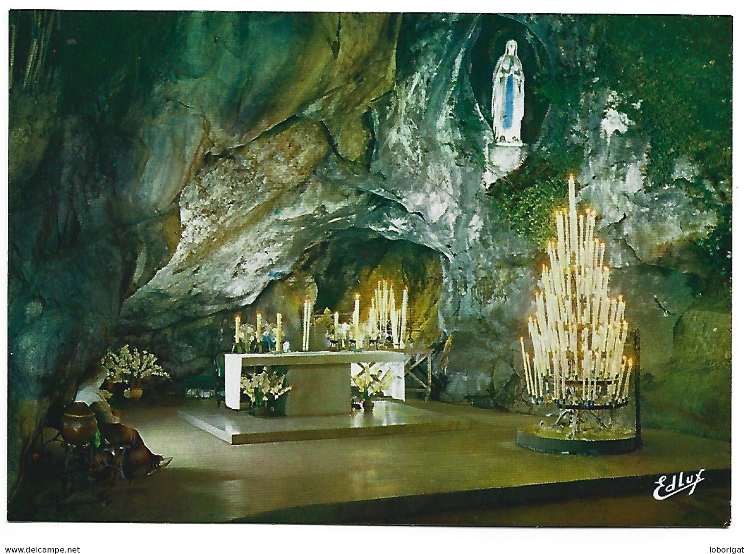 LA GRUTA MILAGROSA - LA GROTTE MIRACULEUSE - THE MIRACULOUS GROTTO - LA GROTTA MIRACOLOSA.- LOURDES.- FRANCIA - Luoghi Santi